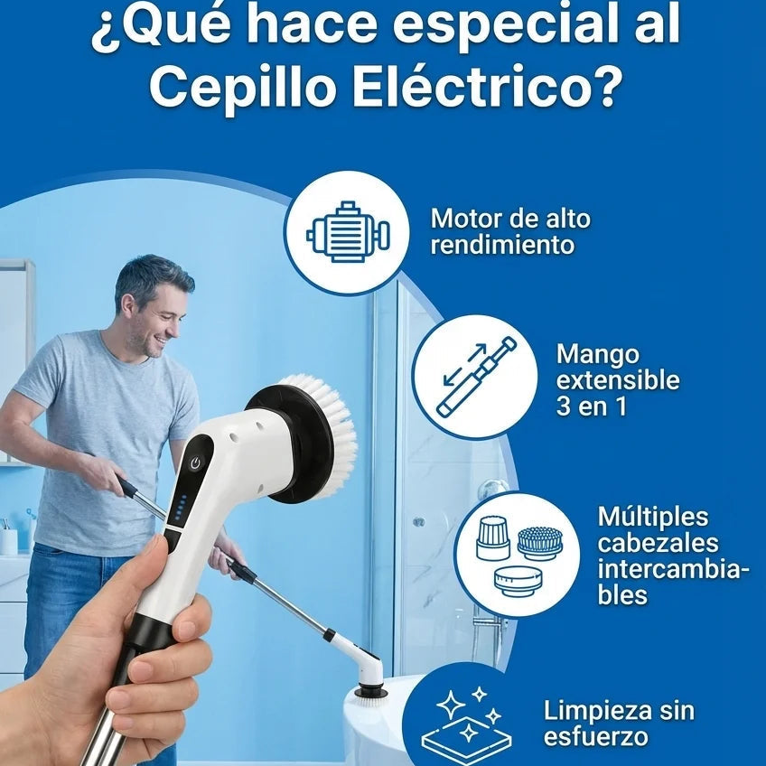 Cepillo limpiador eléctrico